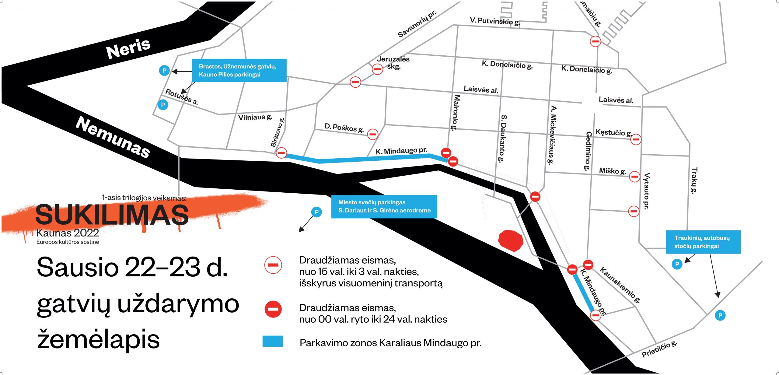 Sukilimas Gatviu uzdarymo zemelapis Sausio 22 23 dienomis Kaune 1 sukilimas-gatviu-uzdarymo-zemelapis-sausio-22-23-dienomis-kaune-1